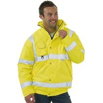 Target Yellow Walsh - Blyth Hi Viz Bomber Jacket En471 - Medium