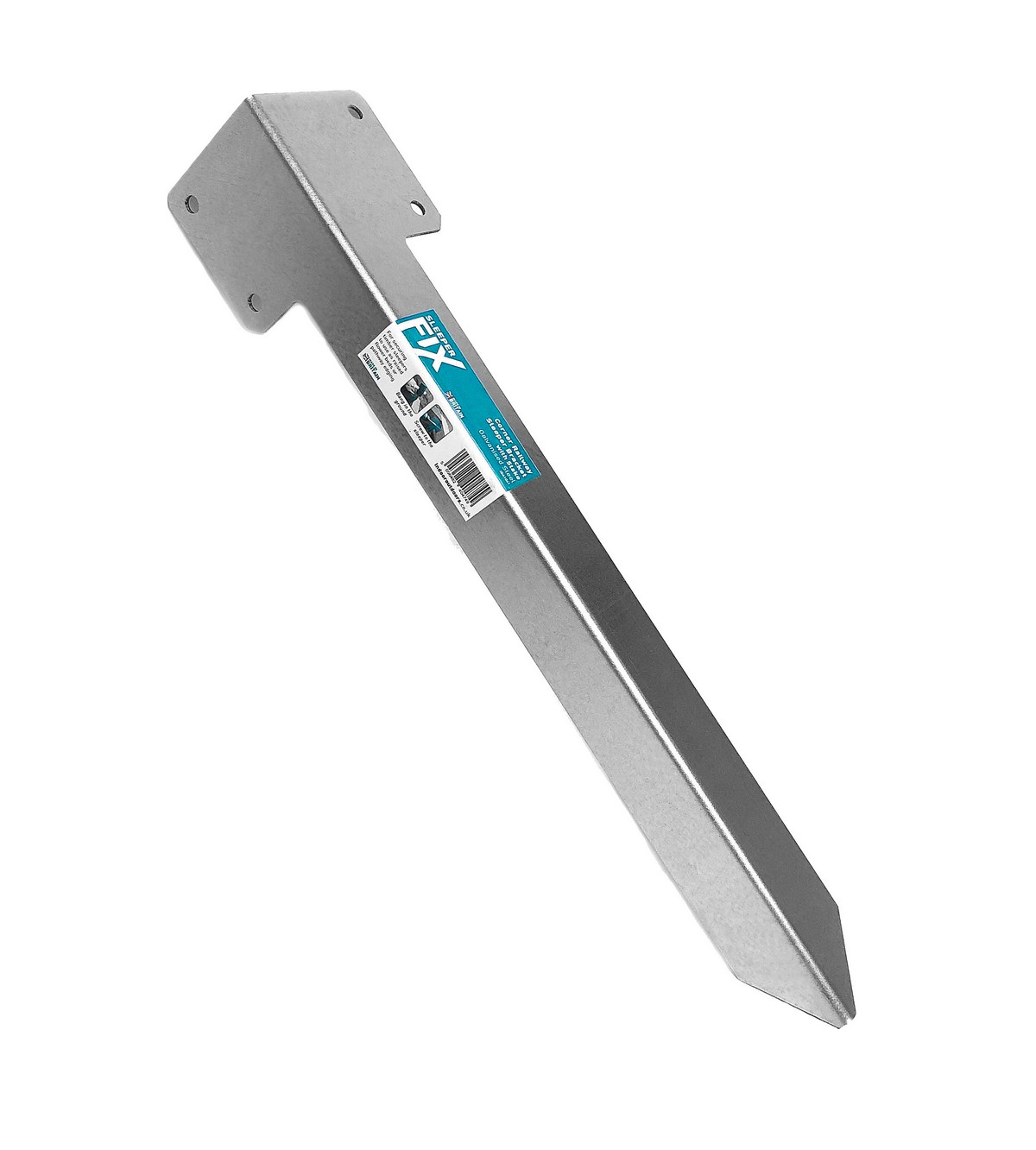 Active Railway Sleeper Bracket - Corner Bracket 435 X 90 X 45Mm, Galvanised Steel