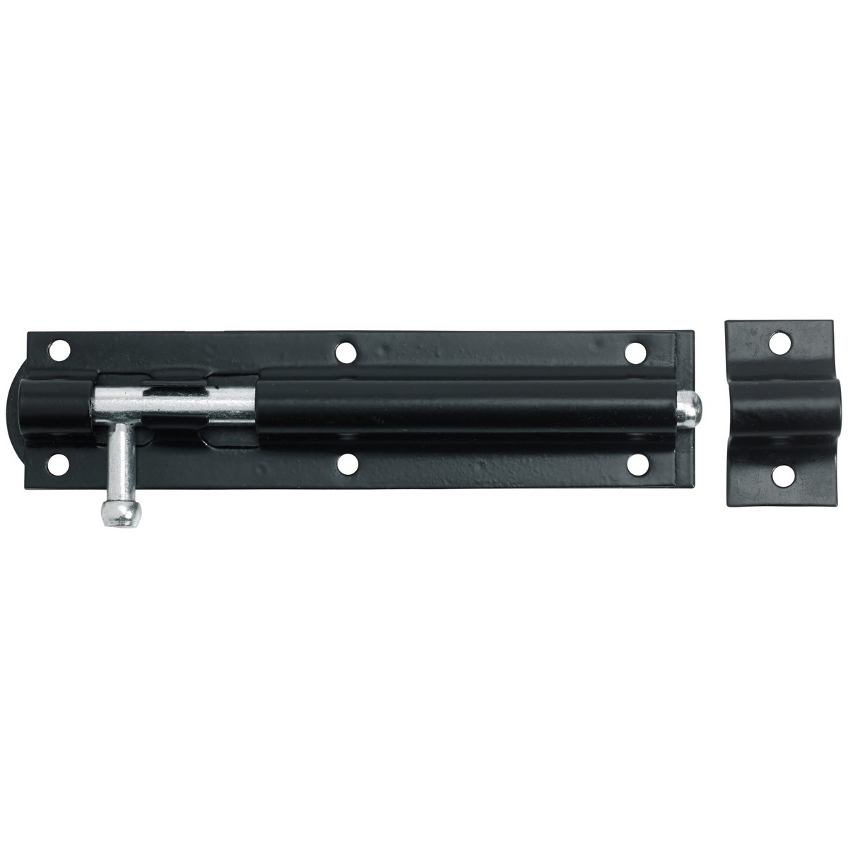 Perry Black Enclosed Tower Bolt 150Mm (6") No.923a