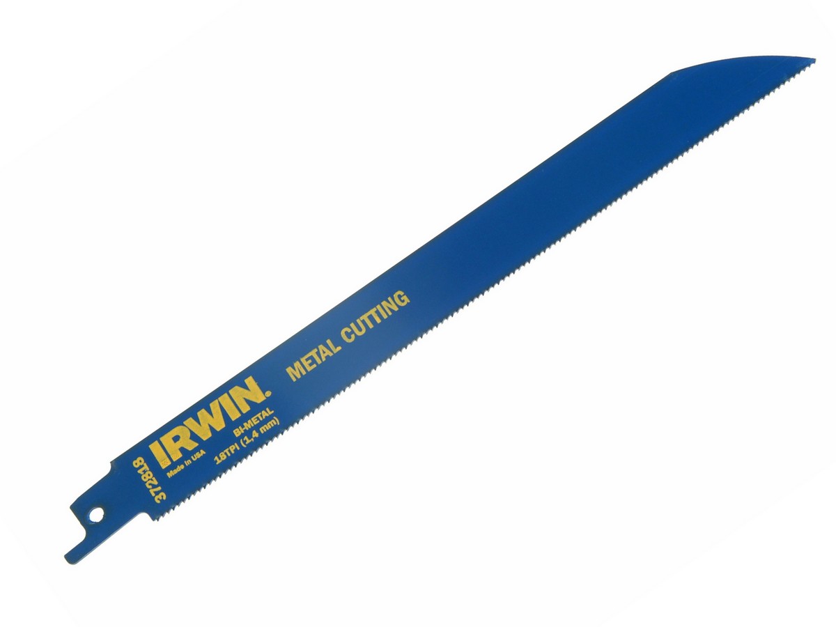 Irwin Sabre Saw Blade 200Mm Metal Cutting (Pack Of 5) 818R