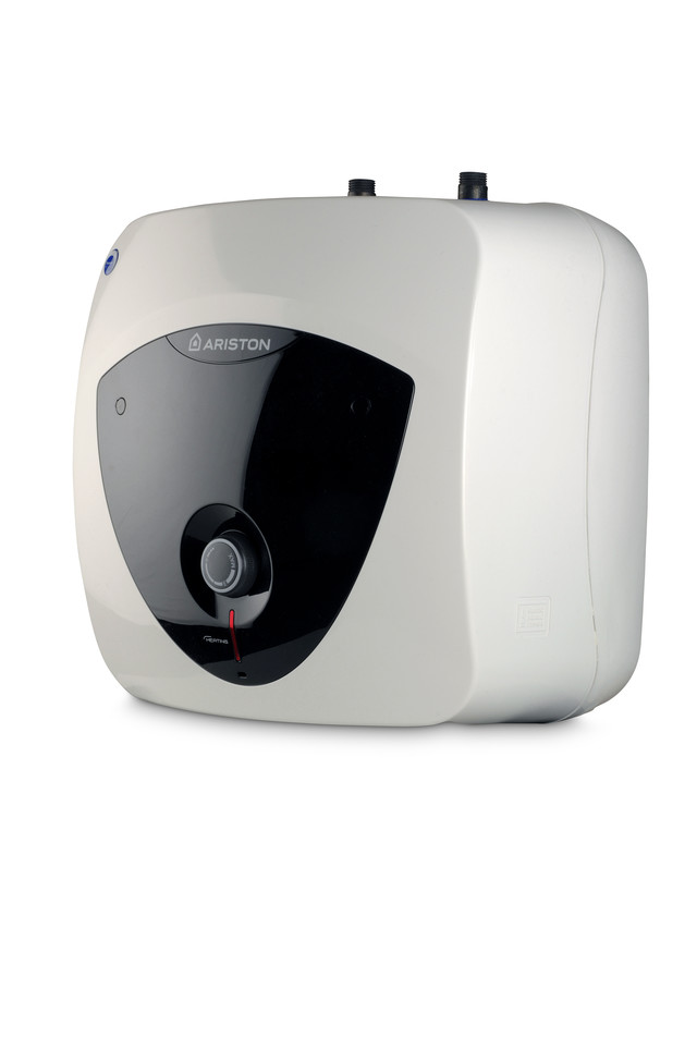 Ariston White/Black Andris Lux Undersink Electric Water Heater - 15Ltr - 3Kw
