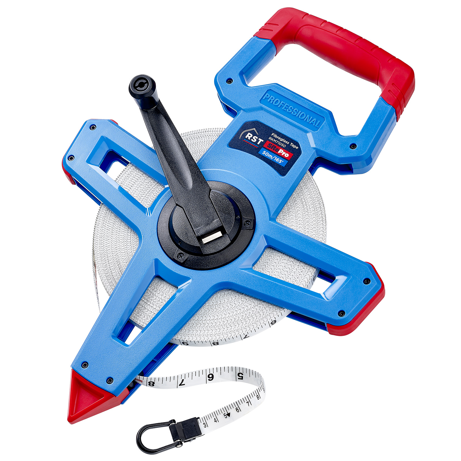 RST - Open Framed Measuring Tape - 50m/165ft - Metric and Imperial