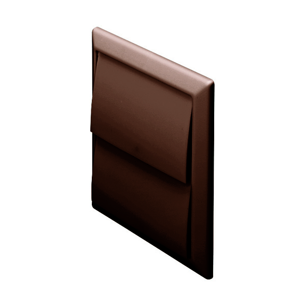 Domus Brown 100Mm Wall Outlets With Gravity Flaps