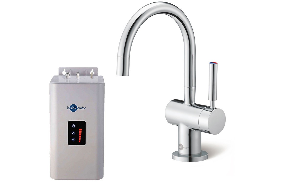Insinkerator Hc3300 Hot/Cold Mixer Tap, Neo Tank & Water Filter - Chrome (Hc3300)