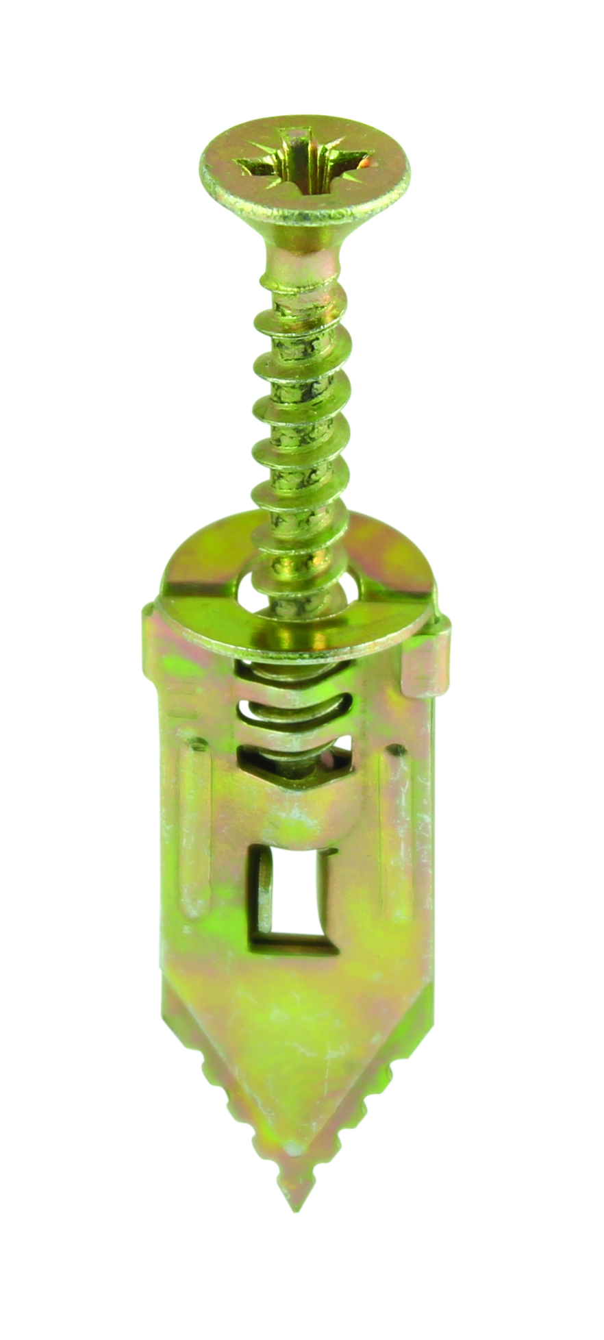 Timco Light/Yellow Hammer-In Plasterboard Fixing 4 X 30Mm Zinc/Yell Pass (Pack Of 10)