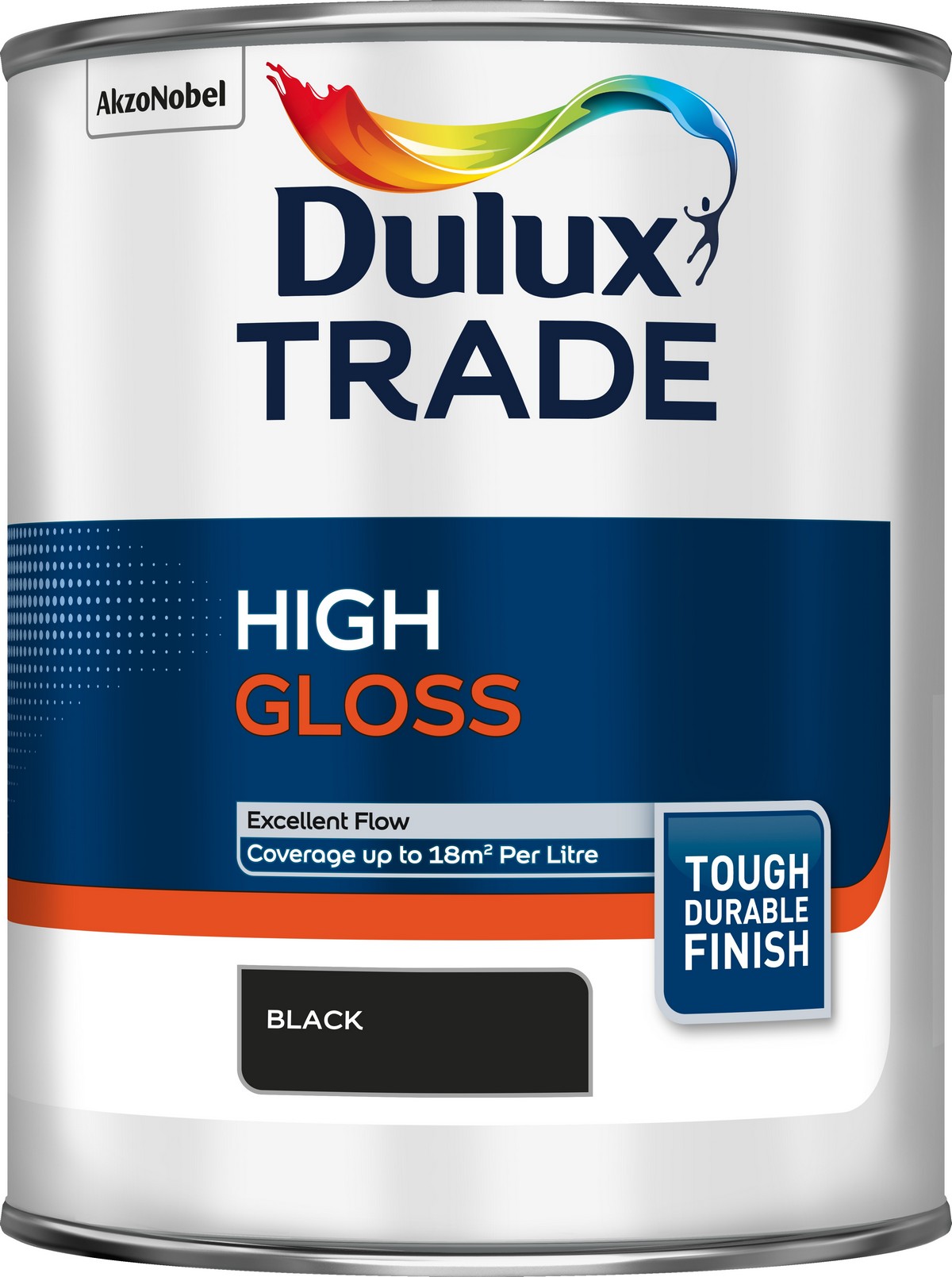 Dulux Trade High Gloss - Paint - Black - 1L