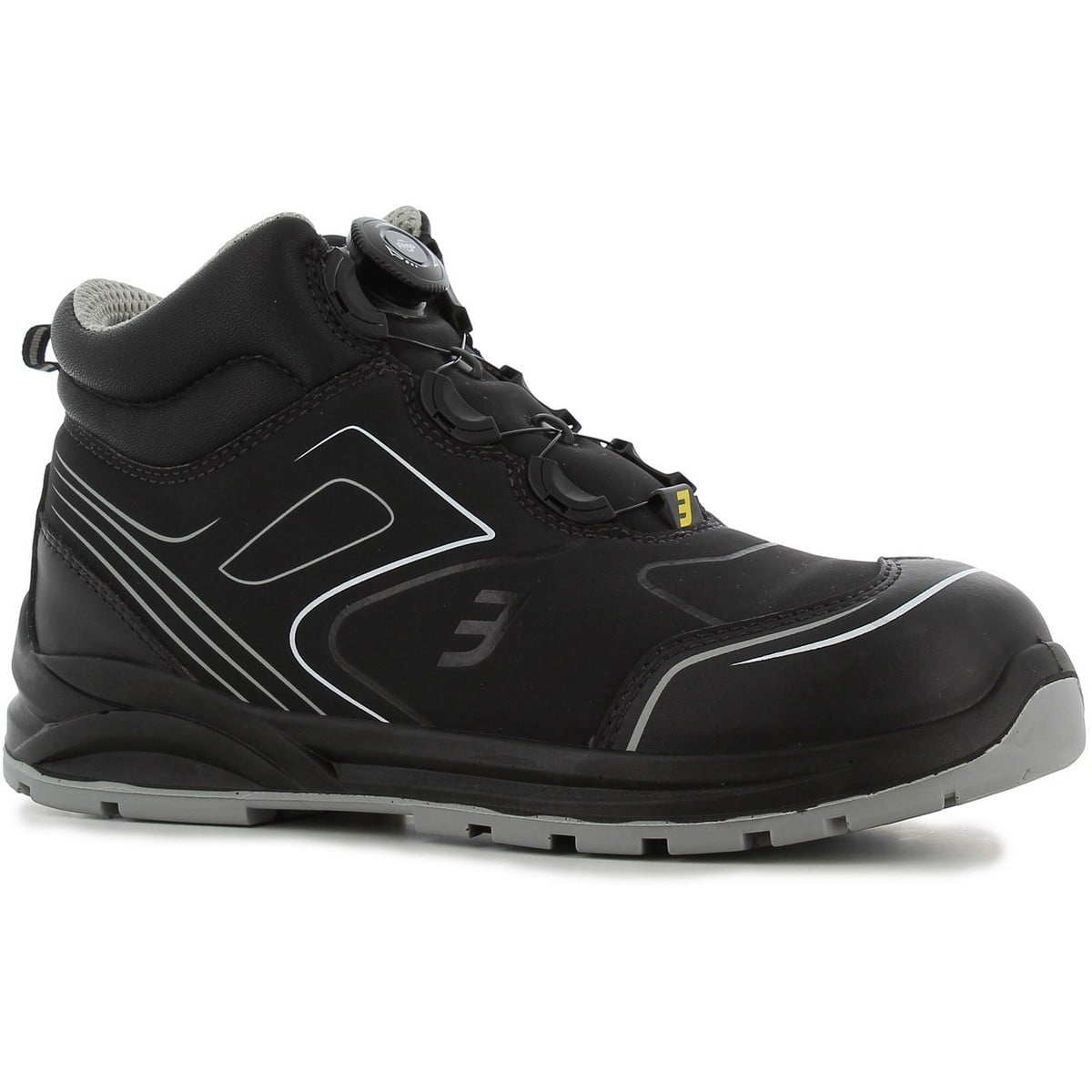 Photos - Safety Equipment Safety Jogger Cador S3 Mid TLS Safety Boots - Black - Size 9 36300-67710-10