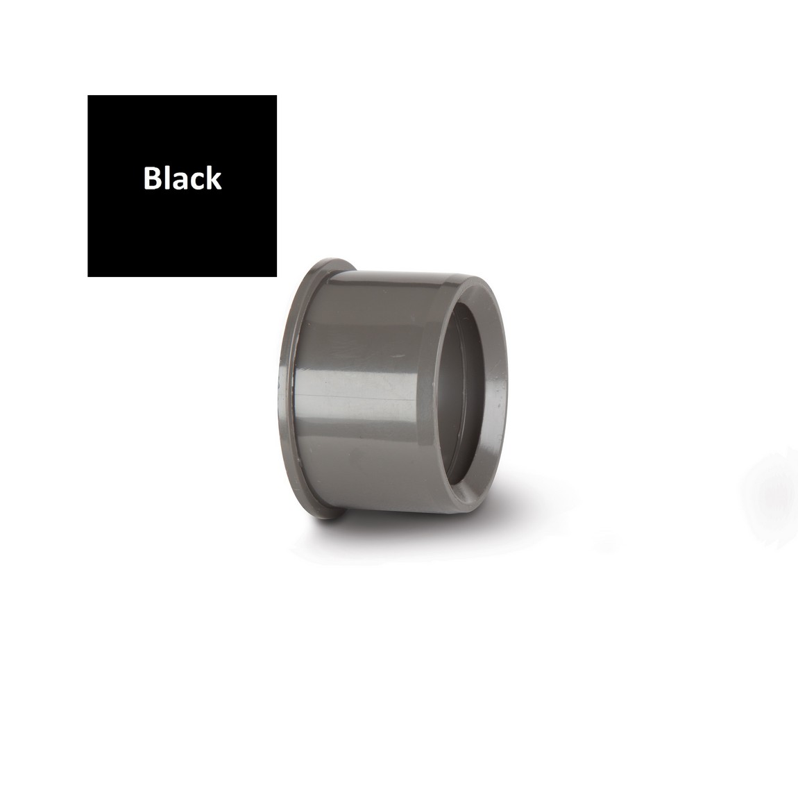 Polypipe Black Waste Solvent Weld Abs Reducer 50Mm X 40Mm Ws59b