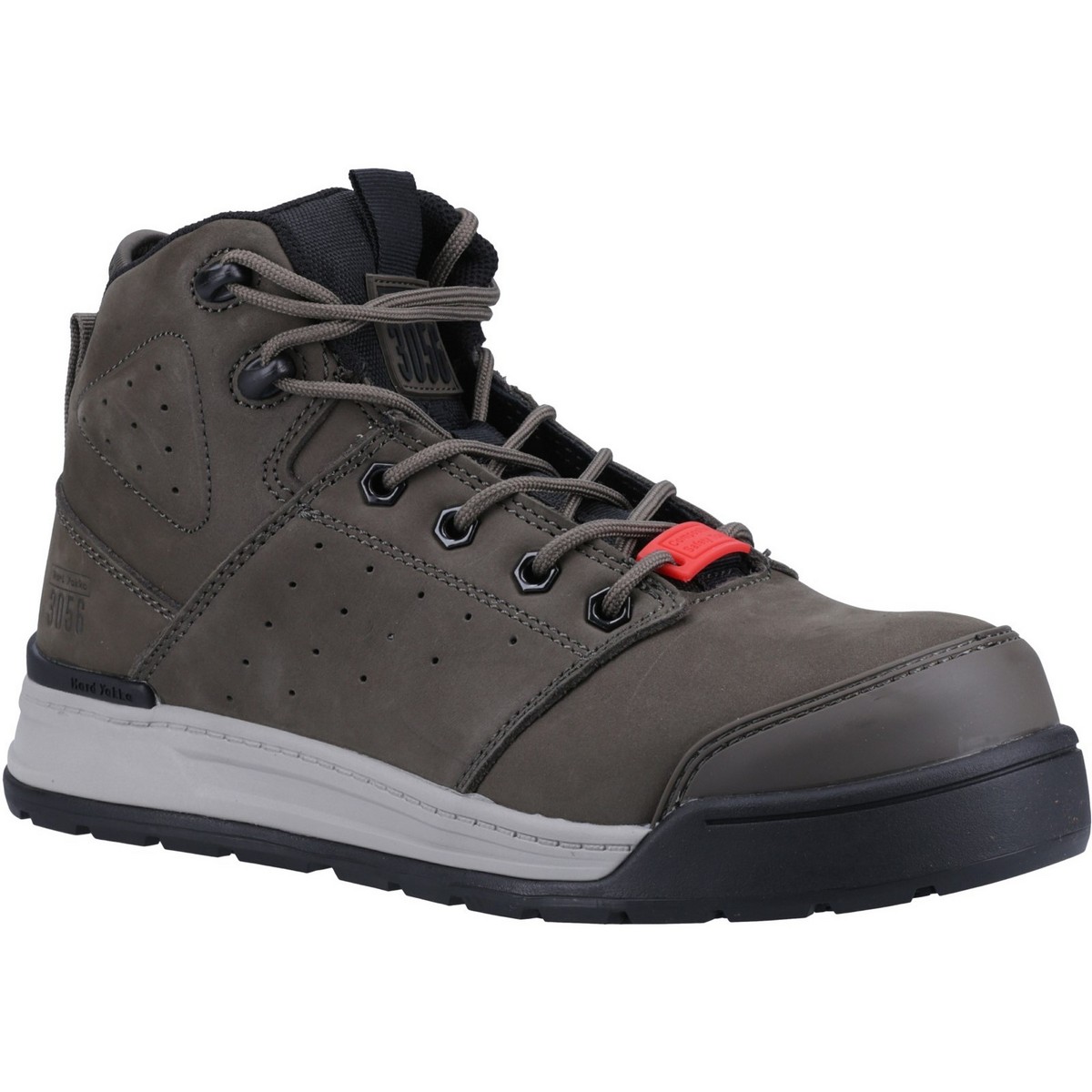 Hard Yakka Light 3056 Lace Zip Safety Boot - Cedar - Size 10.5