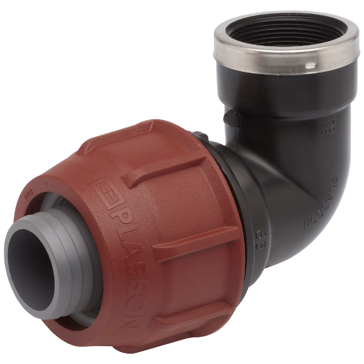 Plasson Women's Barrier 90 Degree Adaptor 63Mm X 2"