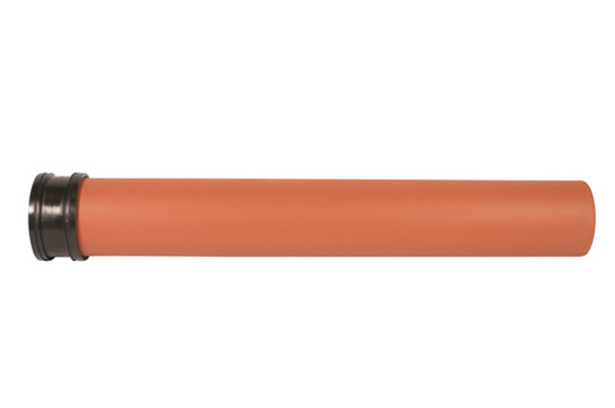 Wavin Hepworth Clay Supersleve Pipe With Coupling - 225Mm X 2Mtr