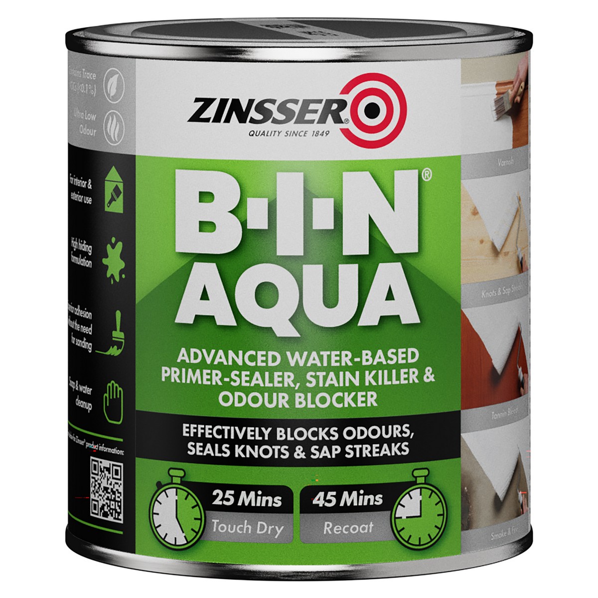 Zinsser White B-I-N Aqua 5Ltr