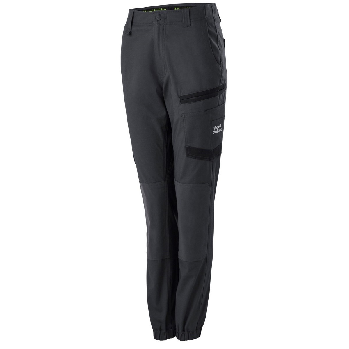 Hard Yakka - Women's - Raptor Cuffed Trousers - Black - Size 6