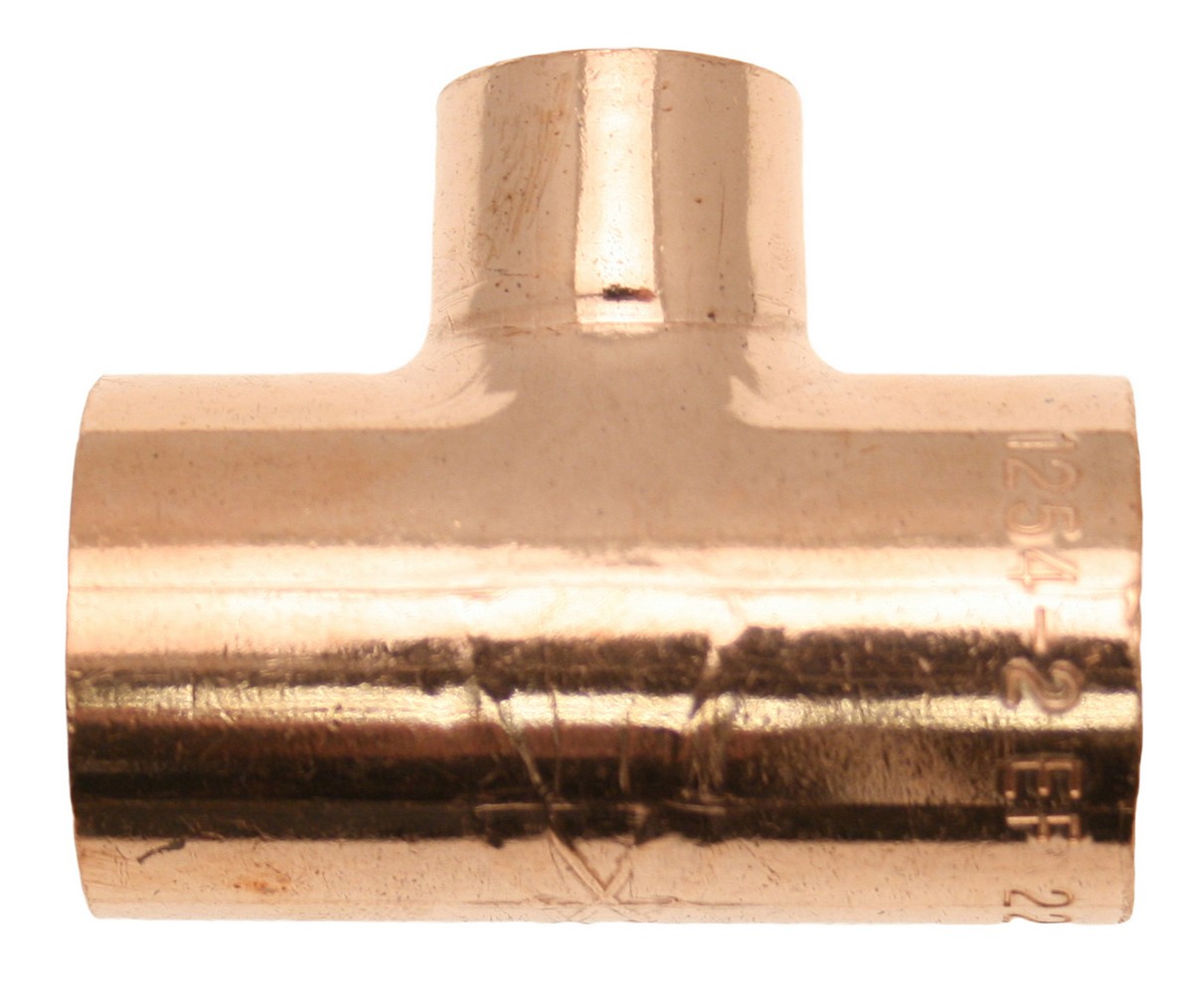 Non Branded Bradfords Trade End Feed Reducing Tee Wras 35 X 35 X 22Mm