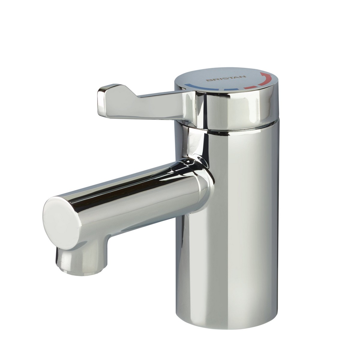 Bristan Light Commercial Tmv3 Mono Sink Mixer With Short Lever (No Waste) - Chrome