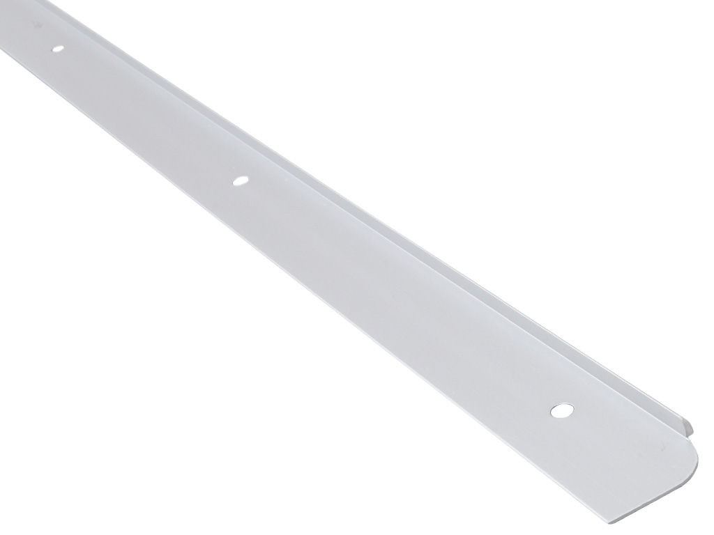 Centurion Silver Worktop Strip End Trim Satin Aluminium 30Mm Cj69p
