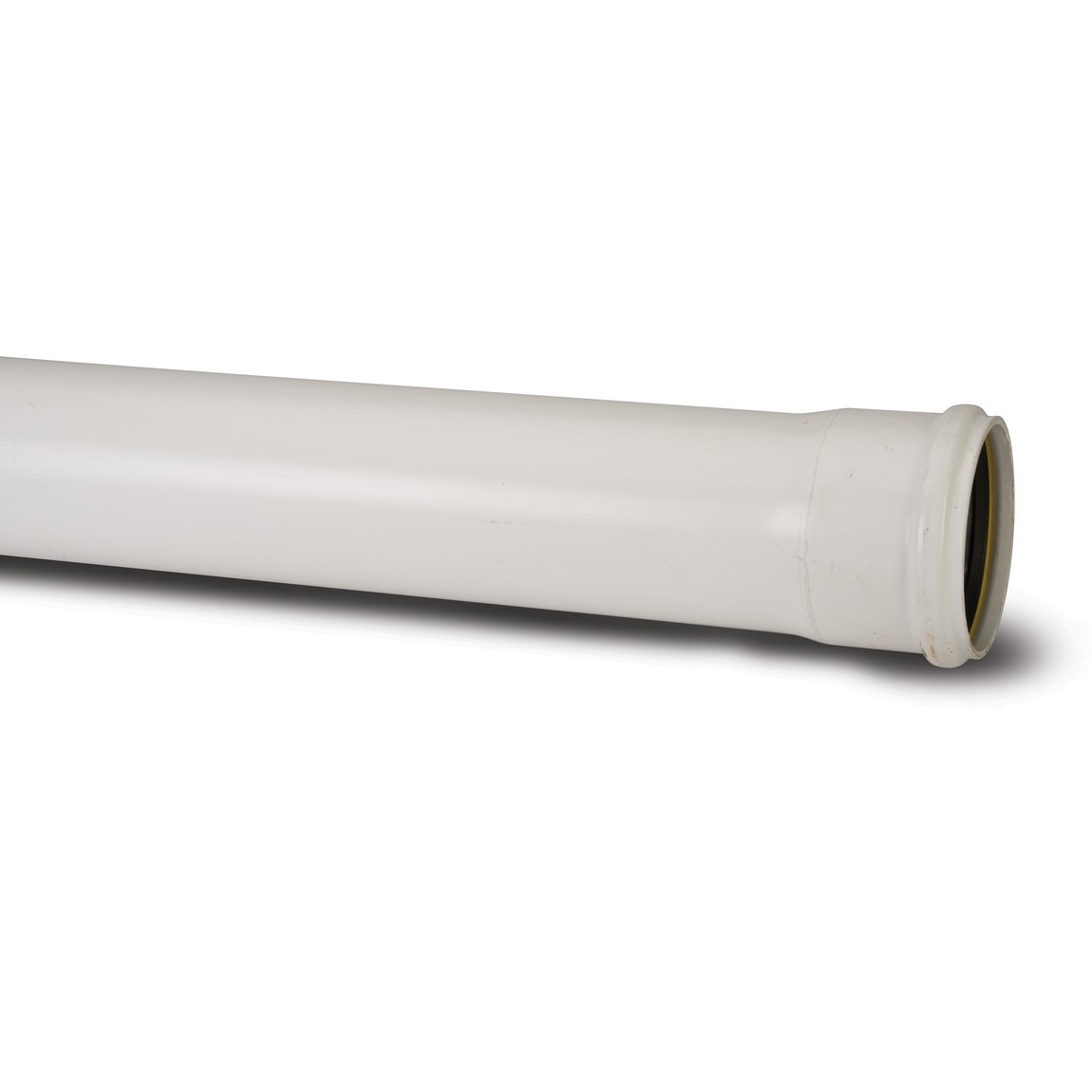 Polypipe White 110Mm Soil Pipe 3Mtr Single Socket Sp430w