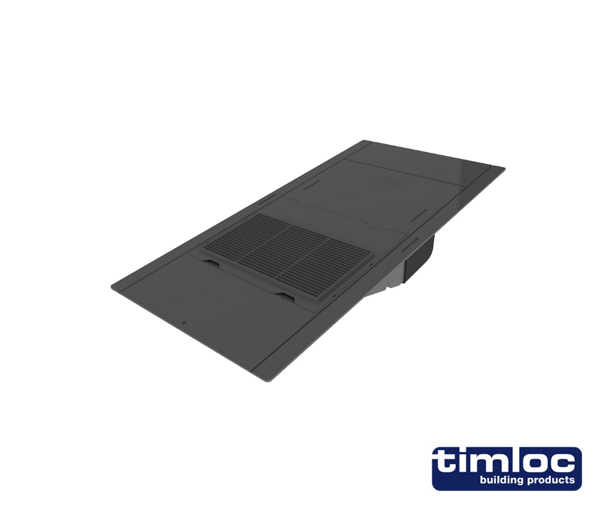 Timloc Black Inventive Inline Slate Vent - (Single)