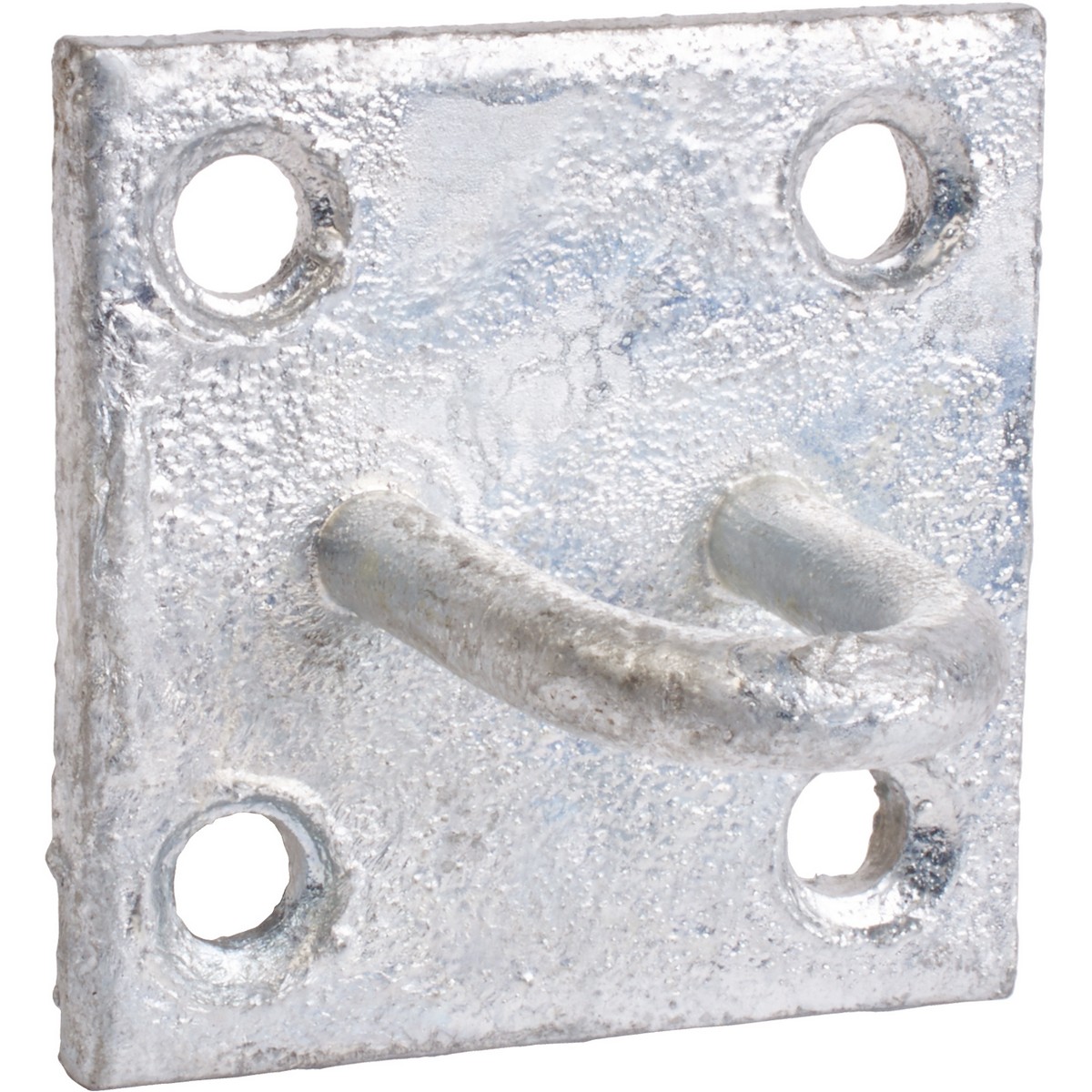 Perry Chain Staple On Plate 50Mm X 50Mm No.512 - 2Pk - Galvanised