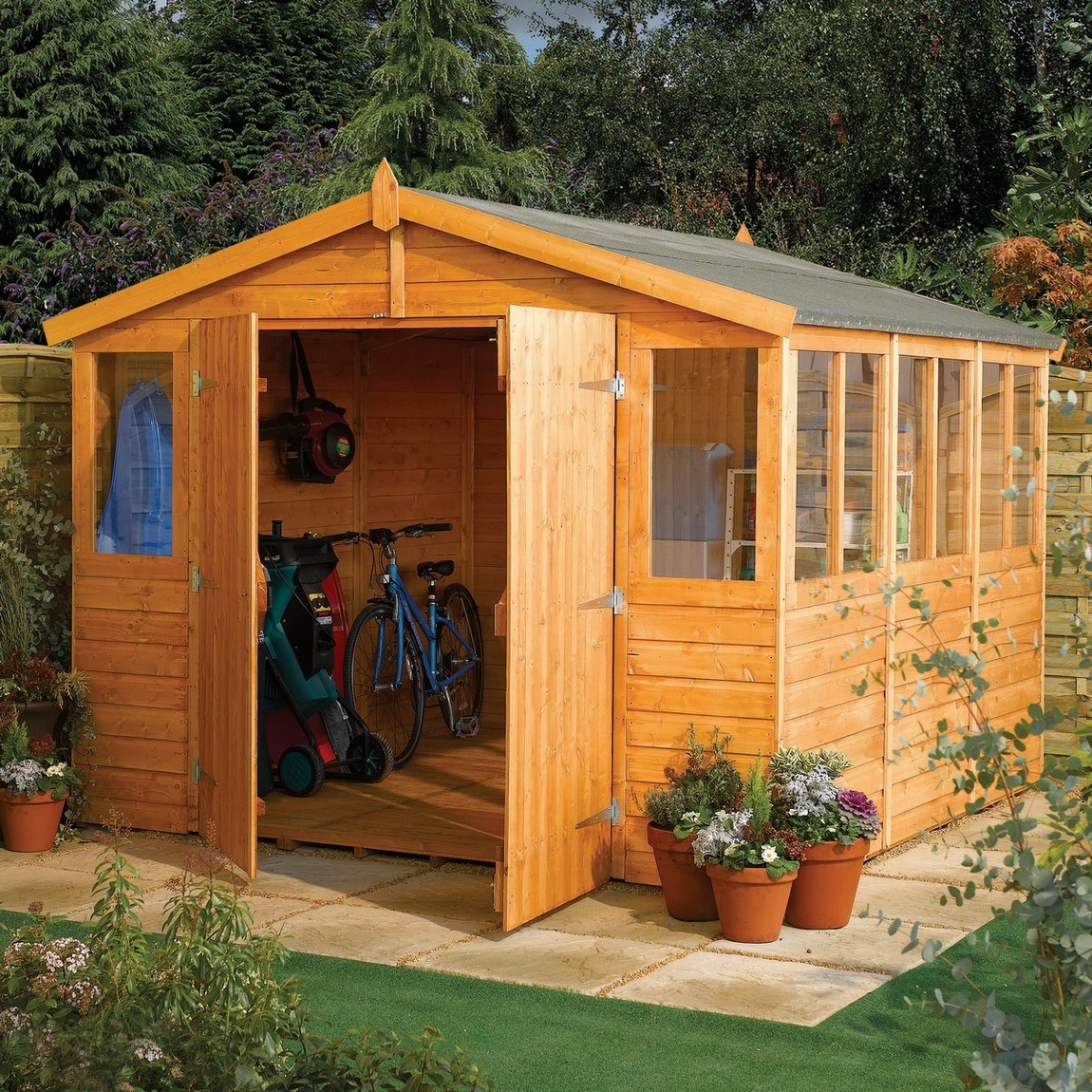 Rowlinson Brown Workshop 9Ft X 9Ft Dipped - Honey