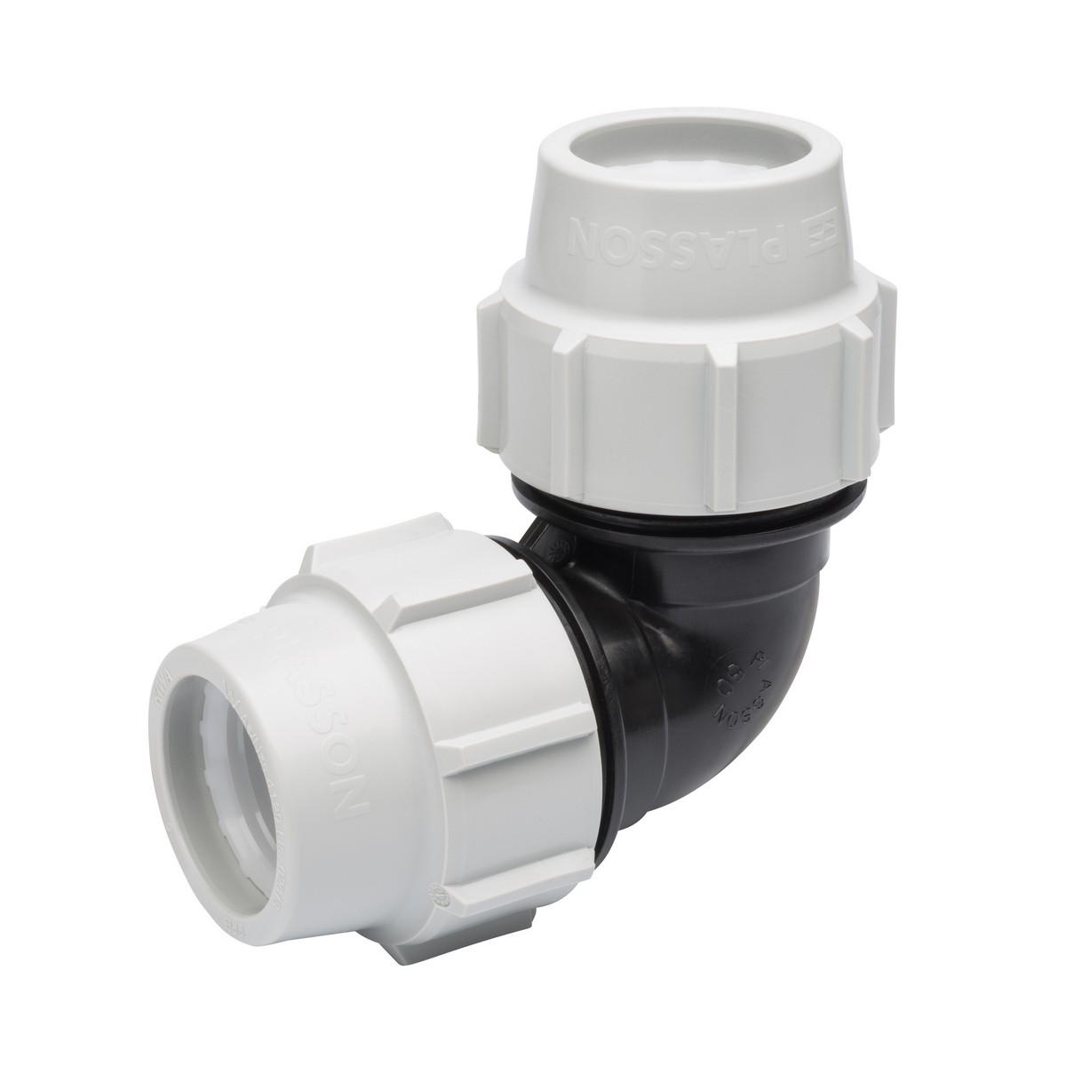 Plasson 7050 Mdpe 90 Degree Elbow 63 X 63Mm