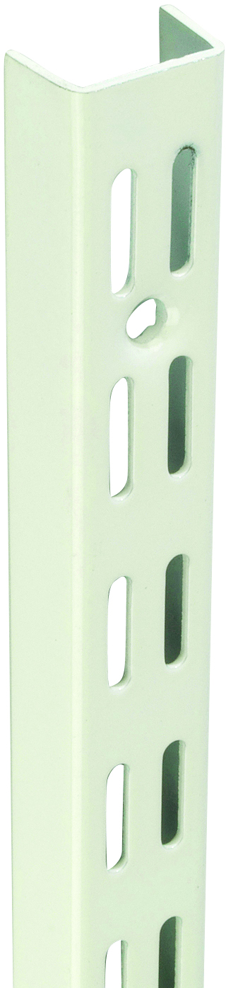 Prosolve White Twin Slot Shelving Uprights 2400Mm