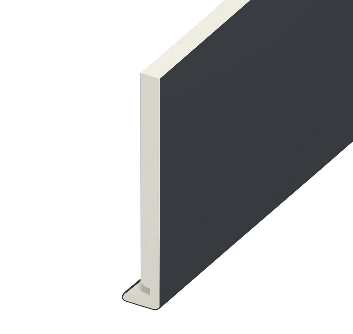 Eurocell Anthracite Upvc Euroboard 173Mm X 3Mtr
