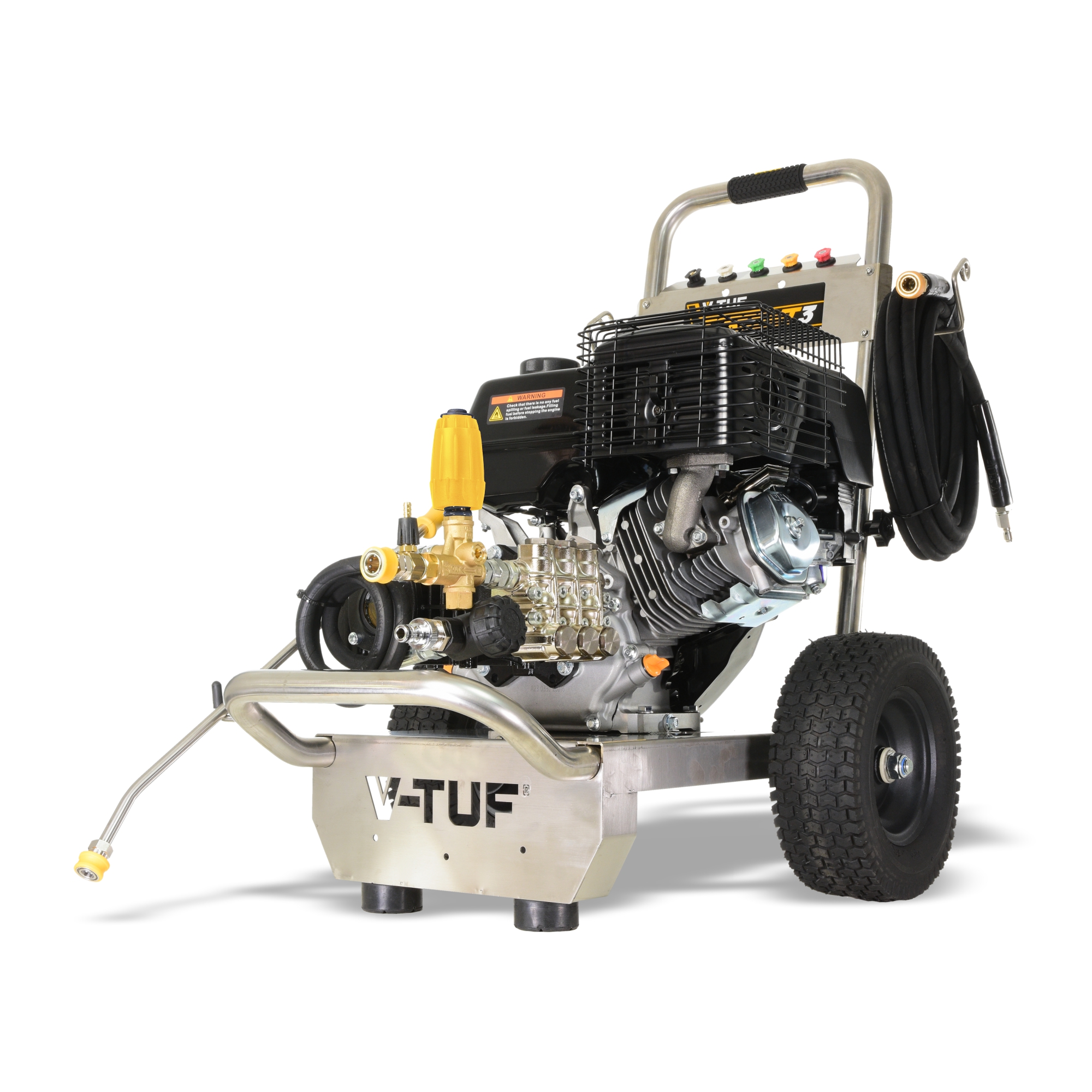 V-Tuf Torrent 3 Industrial Petrol Pressure Washer (15Hp, 3980 Psi, 15Ltrs_min)