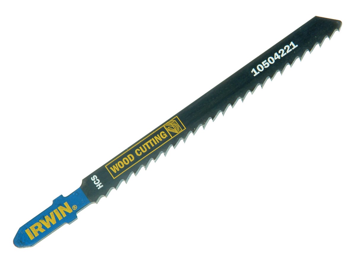 Irwin Jigsaw Blades 100Mm Wood (Pack Of 5) T111c