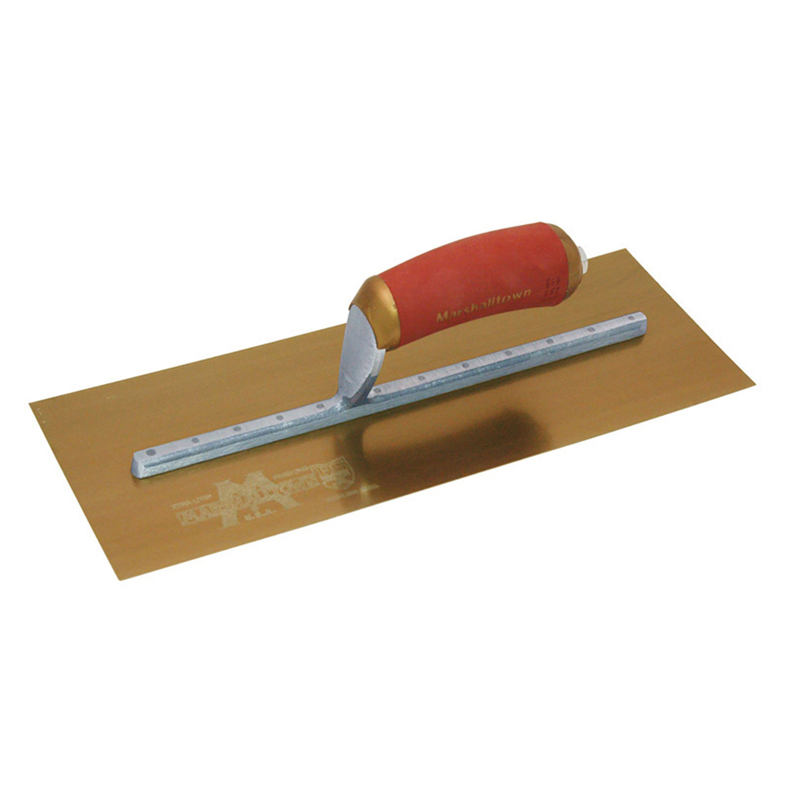 Marshalltown Gold Plaster Trowel With Permashape Durasoft Handle 14 X 5" Mpb145gsd