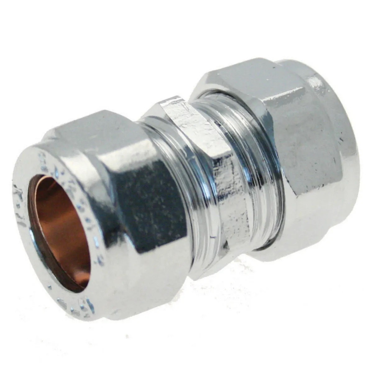 Embrass Peerless Trade Compression Coupler Cxc 15Mm Chrome Plated