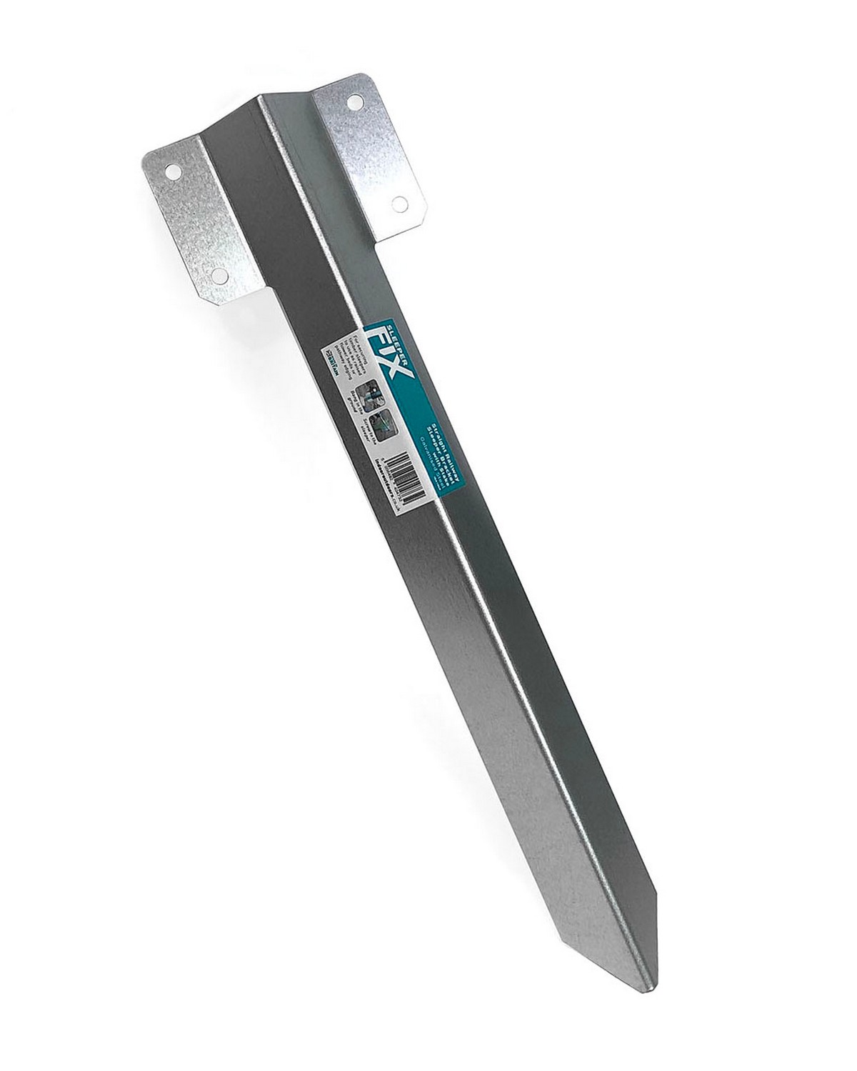 Active Railway Sleeper Bracket - Straight Edge 435 X 120 X 25Mm Galvanised Steel
