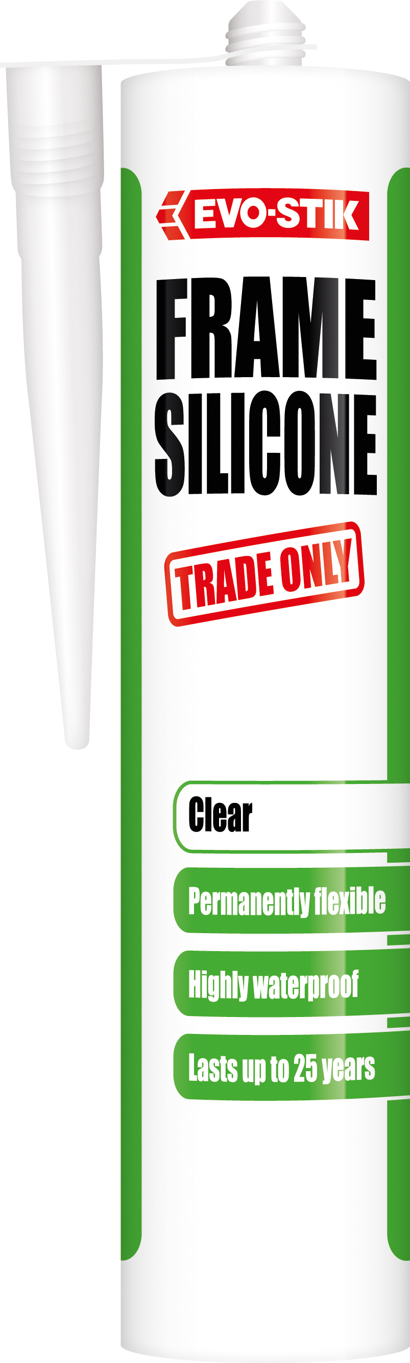 Evo-Stik Frame Silicone Sealant C20 - 290Ml - Clear