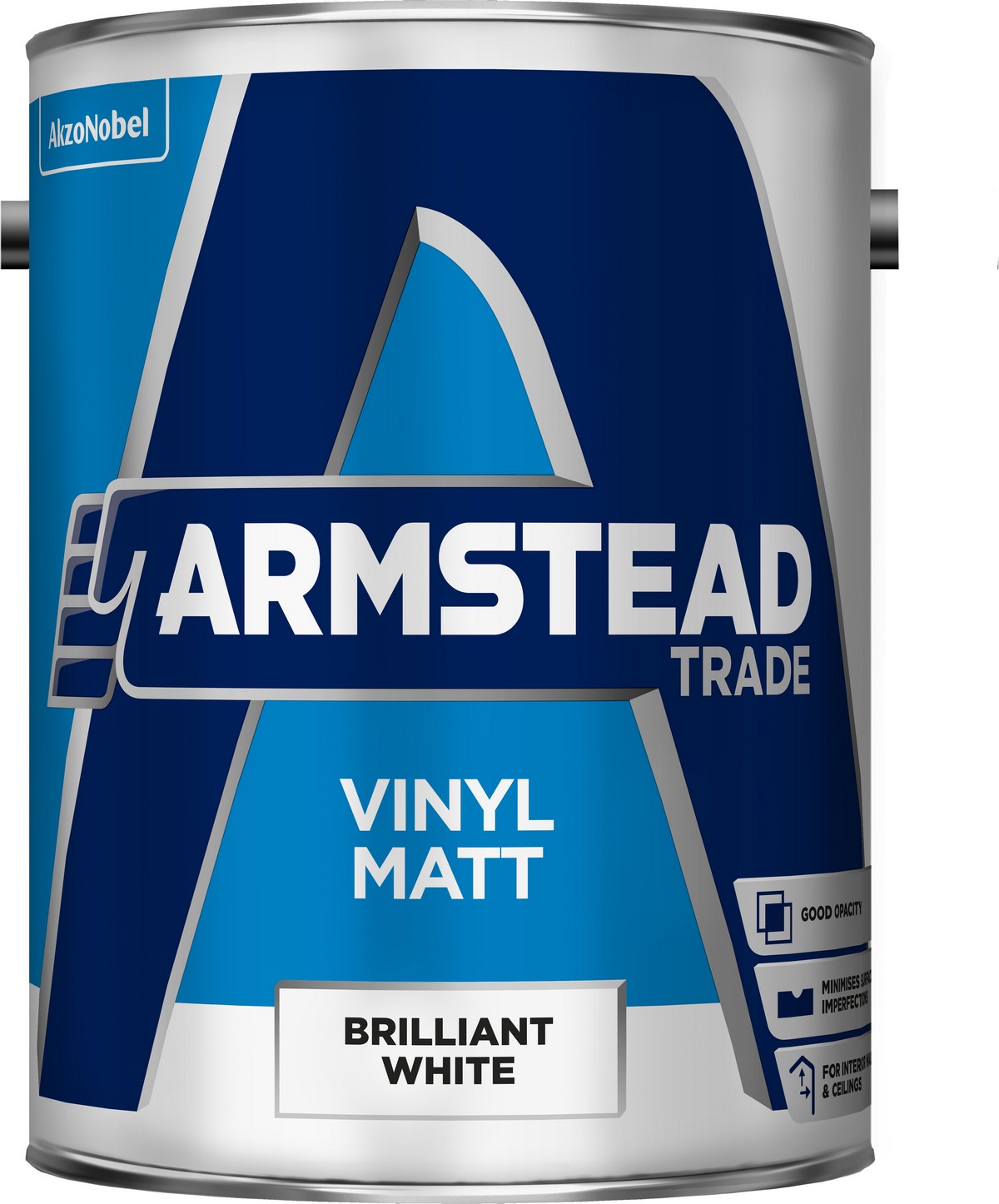 Armstead White Trade Vinyl Matt 5Ltr Brilliant