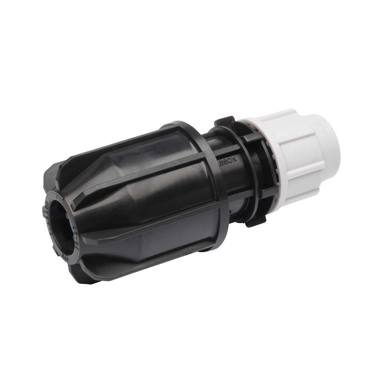 Plasson 77017 Mdpe Plass4 Coupler (Pe X Universal) 25 X 27-35Mm