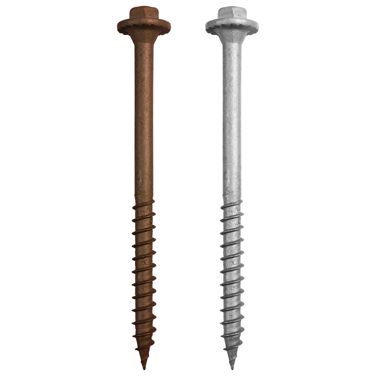 Perry Silver Sleepersecure Screws (Hex Head) 63Mm No.4729/Pp - 30Pk