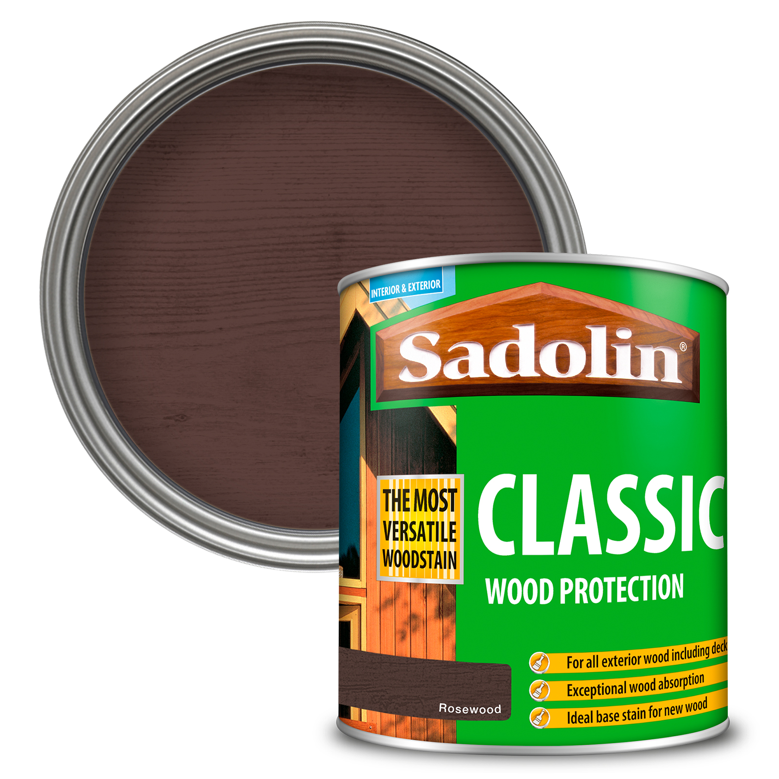 Sadolin Classic Woodstain 1L - Rosewood - Matt Finish - All Purpose - Brown - Image 11