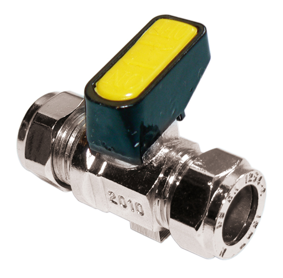Non Branded Yellow Bradfords Ballvalve Mini Lever Gas Cxc 15Mm