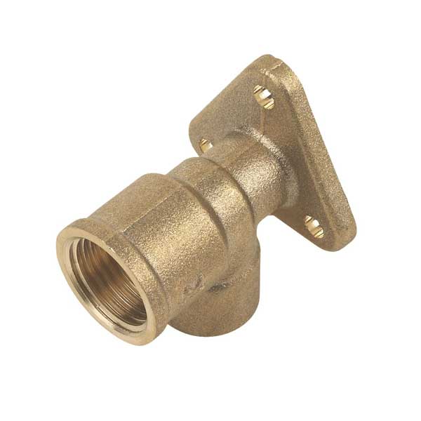 Embrass Peerless Women's Trade End Feed Wallplate Elbow 15Mm X 1/2"