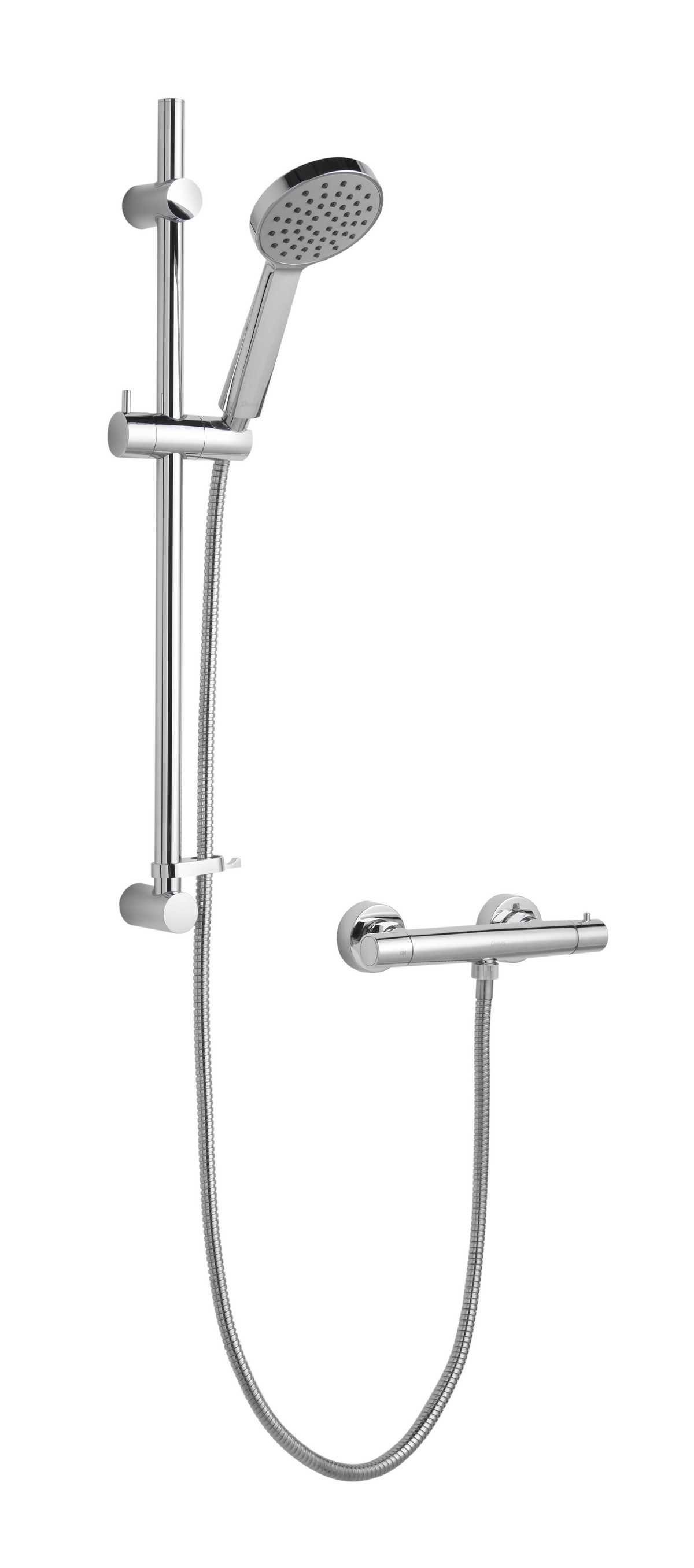 Deva - Belmont Bar Shower Valve and Slide Rail - Chrome