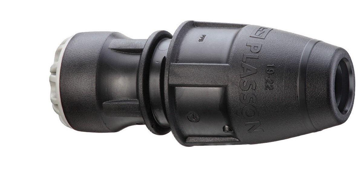 Plasson 10017 Mdpe Pushfit Universal 25Mm X 19-22Mm