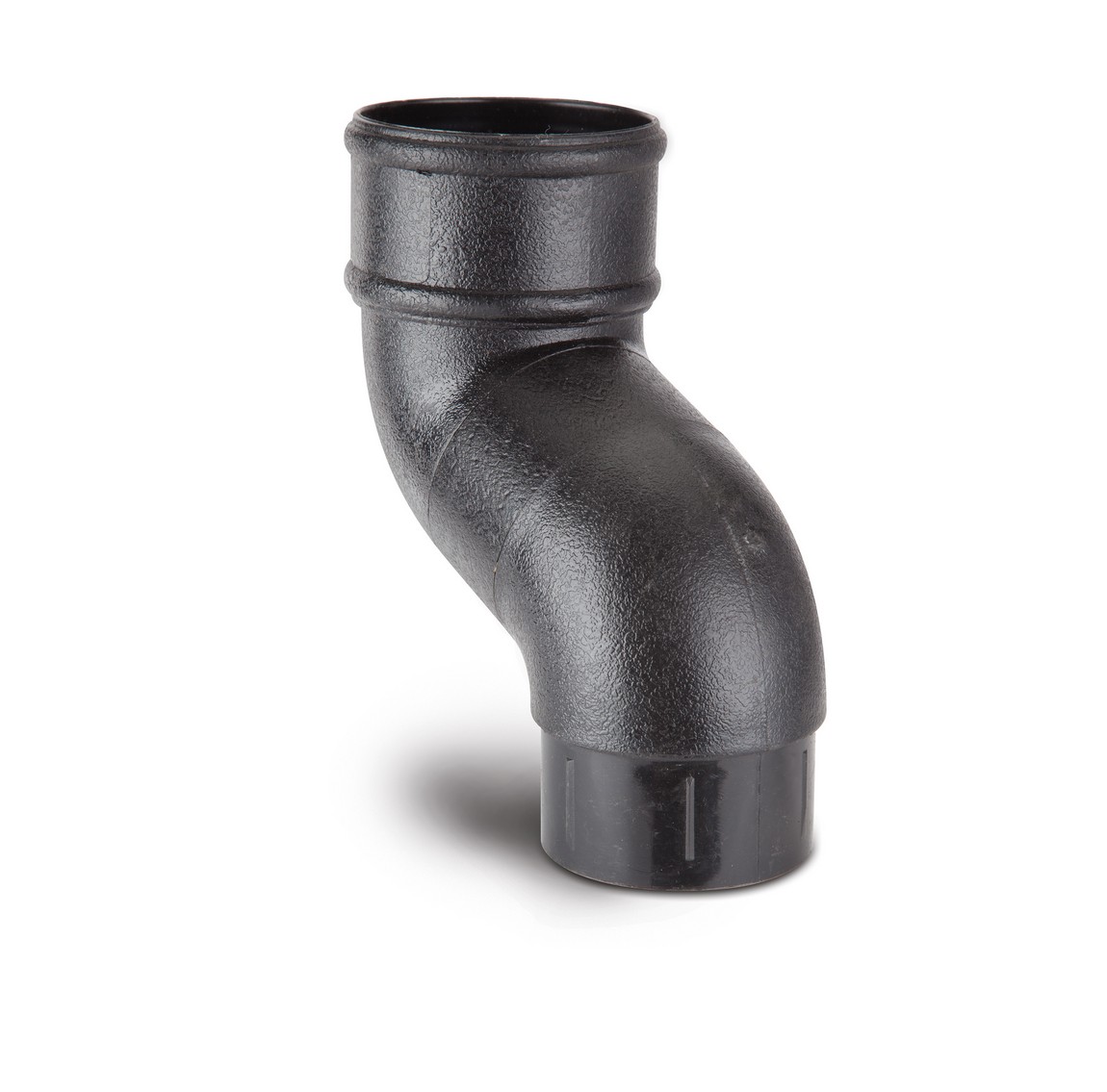 Polypipe Black 68Mm Elegance Downpipe Offset Bend 75Mm - Cirb4bk