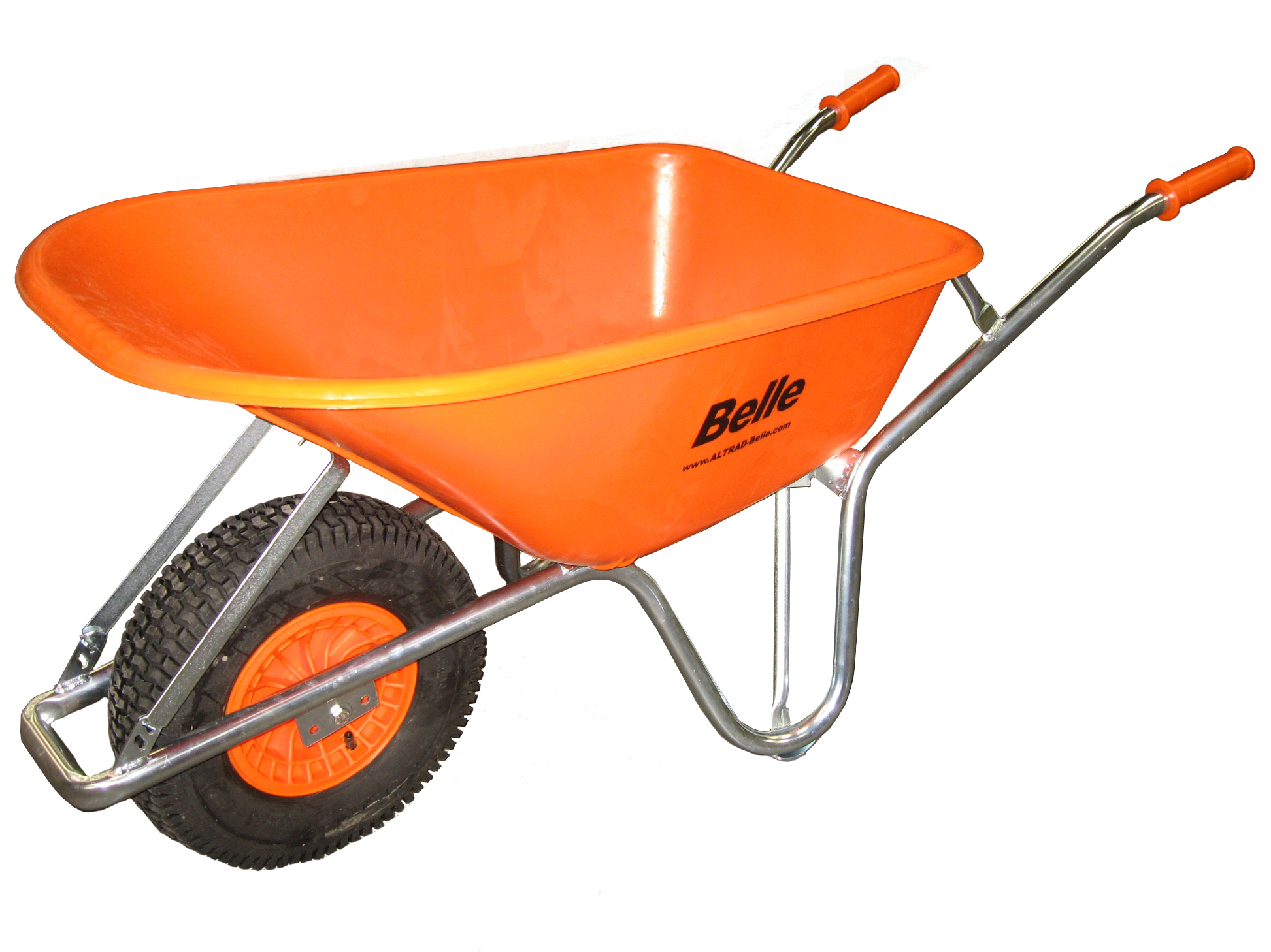 Belle Orange Warrior Wheelbarrow 100Ltr, Hdpe Plastic
