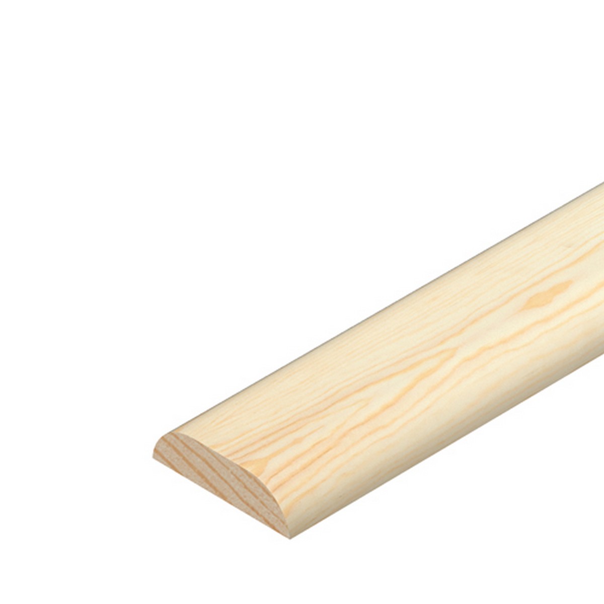 Cheshire Mouldings D Cover Decorative Moulding - Pine - 6 X 18Mm X 2.4M