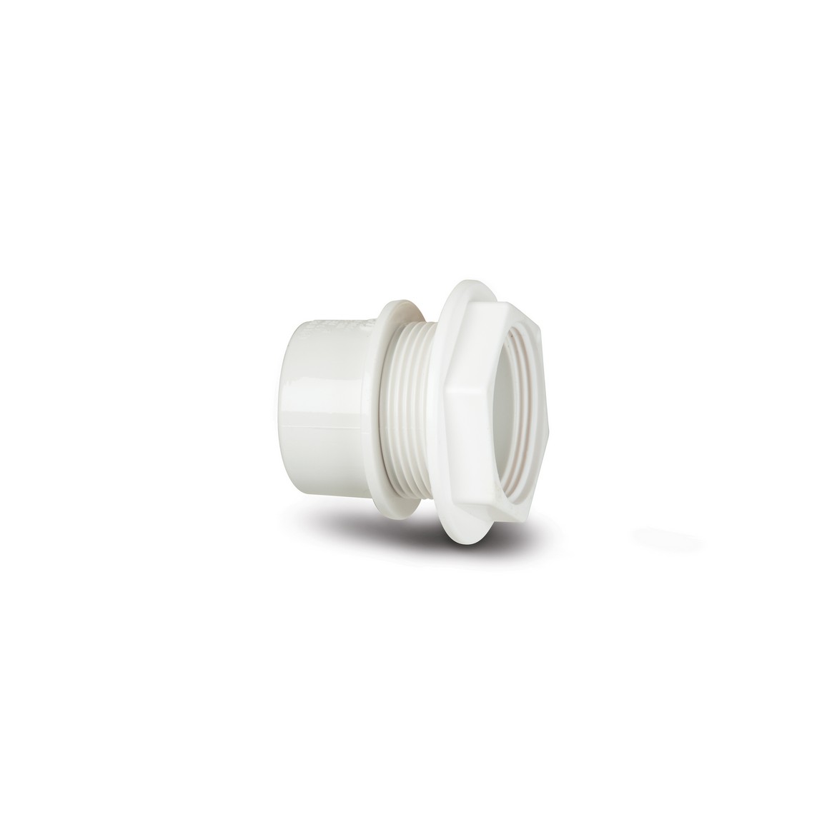 Polypipe White Waste Solvent Weld Abs Tank Connector 32Mm Ws35w