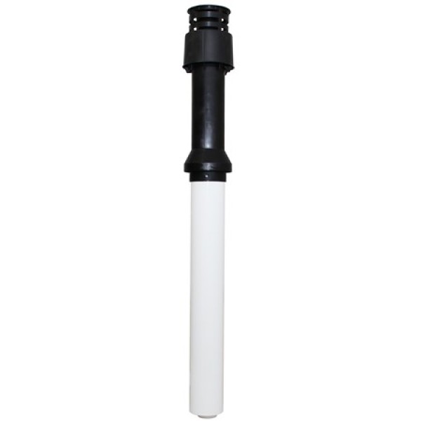 Ariston Black Vertical Caravan/Leisure Flue Terminal 60/100Mm