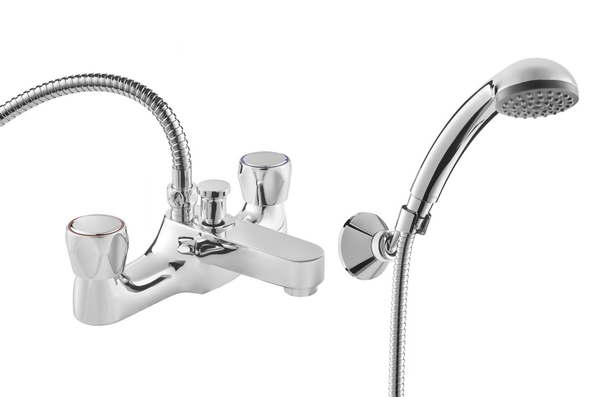 Deva Vitality Round Bath Shower Mixer - Chrome