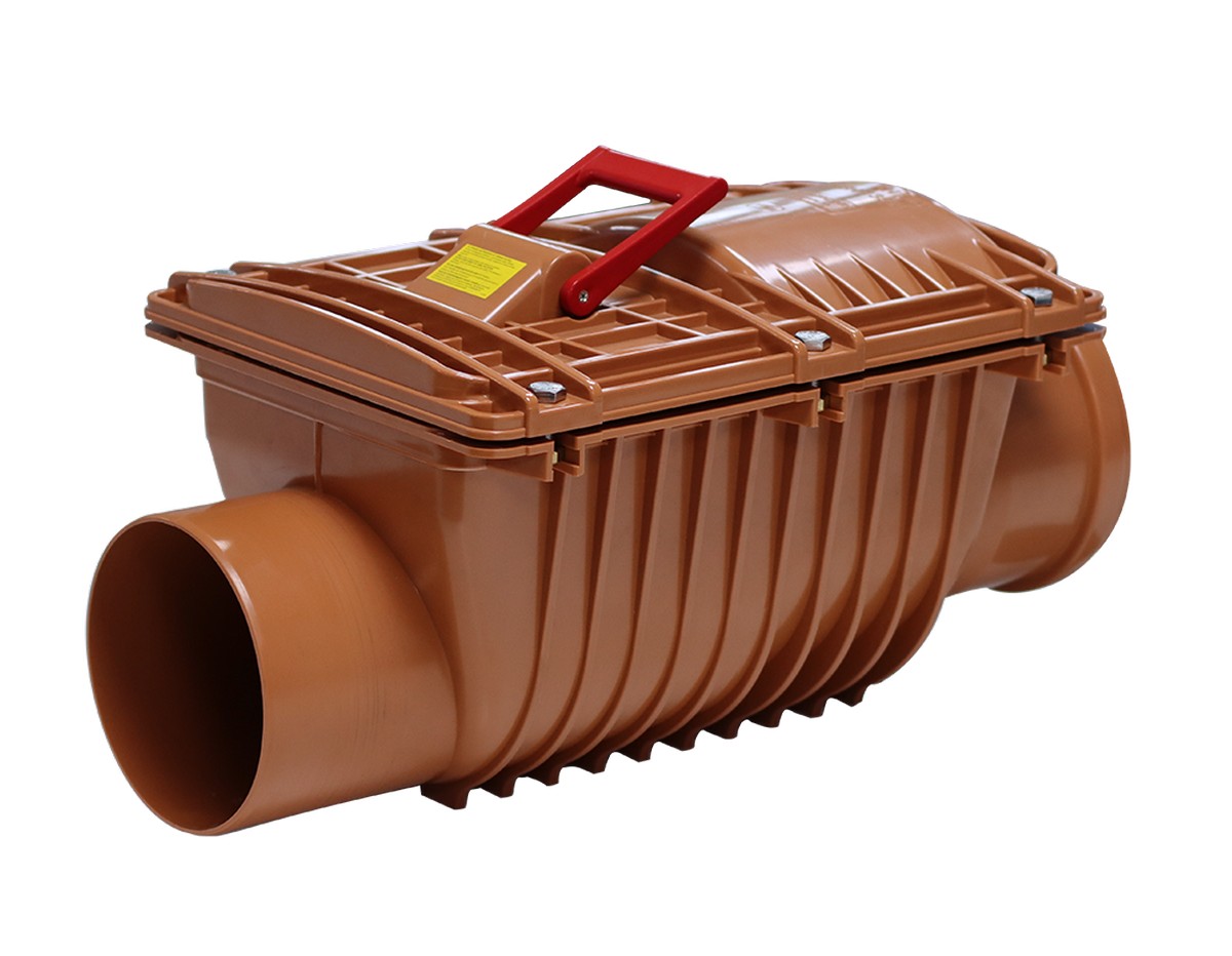 Bradfords Fernco In-Line Backwater Valve (Double Flap)