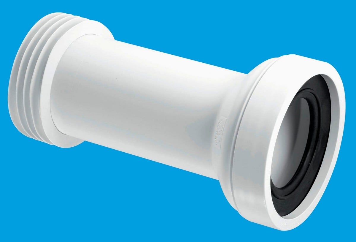 Mcalpine Adjustable Straight Wc Connector Wc-Con2