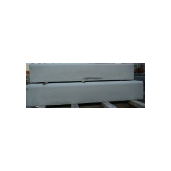 Marshalls Grey Bullnosed Straight Kerb 125 X 150 X 915Mm Hydraulically Pressed Concrete
